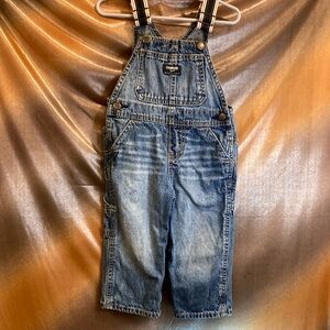OshKosh B'gosh Denim Overalls 18 months box A